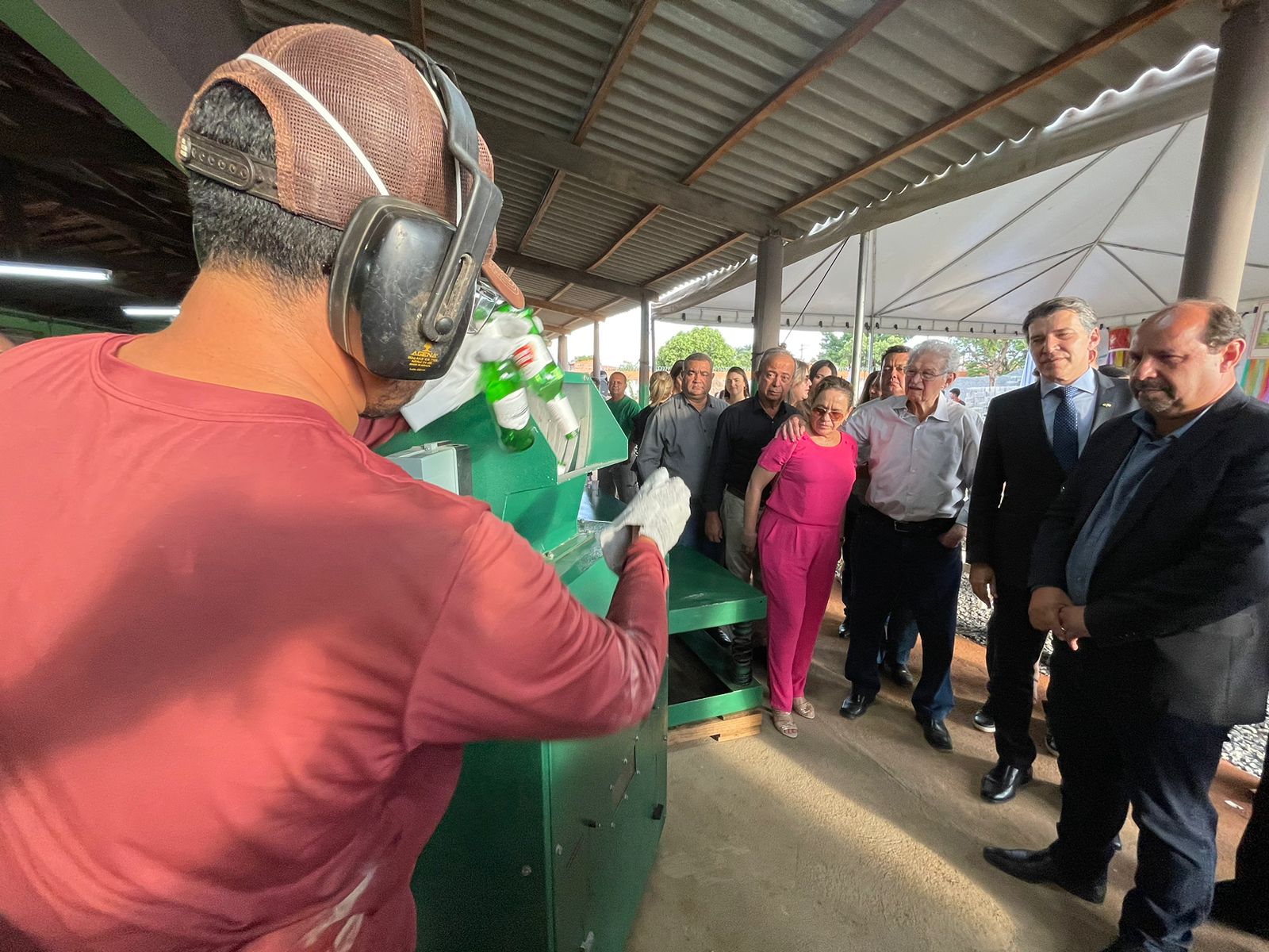 Inauguração da Usina de Reciclagem de Vidro em Montes Claros