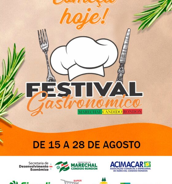 a82ef29d festival gastronomico O Início do 1º Festival Gastronômico de Marechal Cândido Rondon