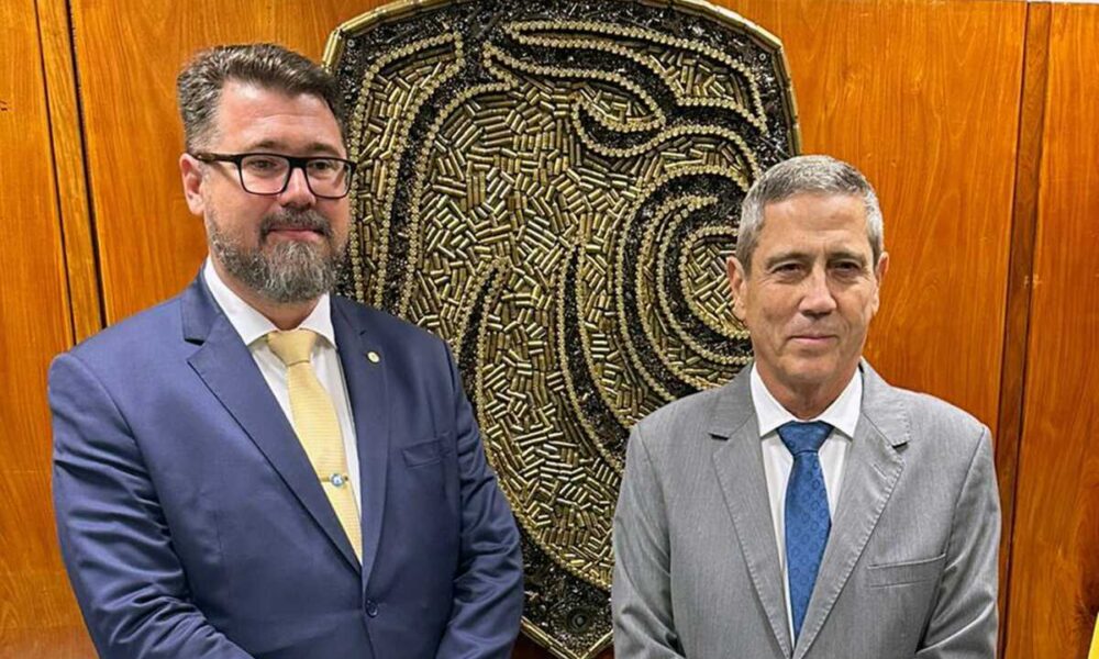 marcos pollon e general braga neto 1 General Braga Netto - Uma visita estratégica a Mato Grosso do Sul