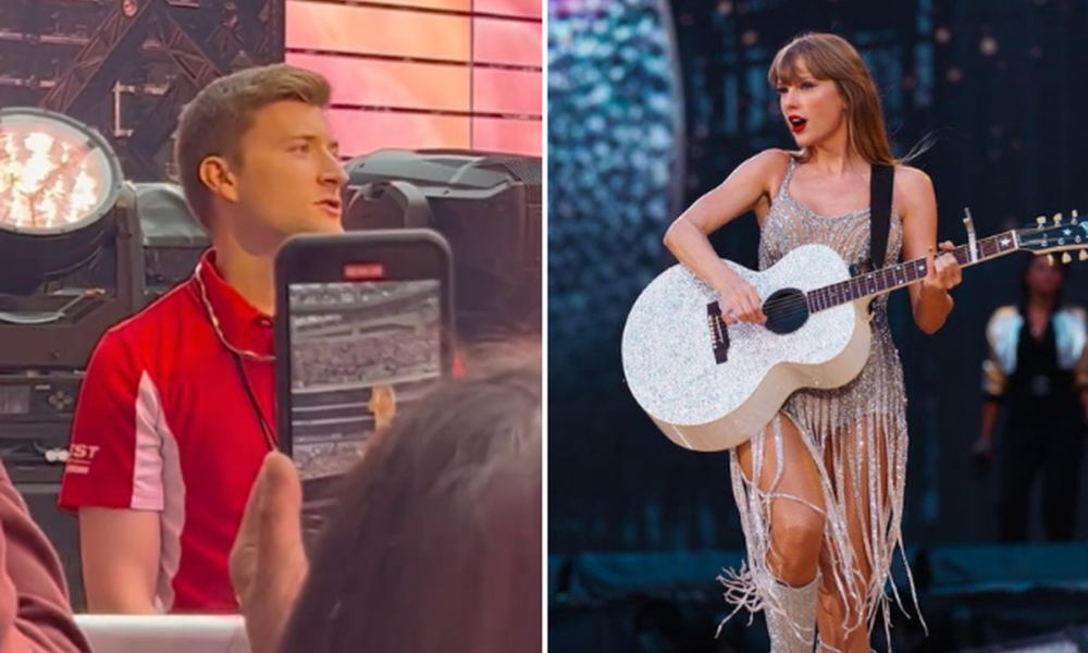 seguranca taylor swift A História de Calvin Denker - O Segurança que Viralizou num Show da Taylor Swift