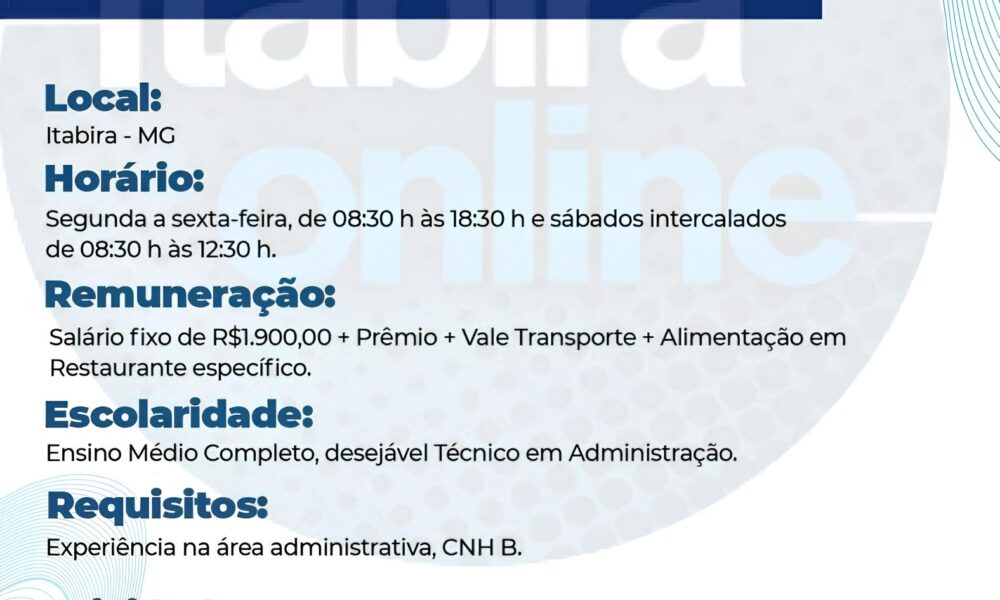 As Portas do Futuro Est o Abertas Oportunidades de Emprego em Itabira Que Podem Mudar Sua Vida As Portas do Futuro Estão Abertas: Oportunidades de Emprego em Itabira Que Podem Mudar Sua Vida