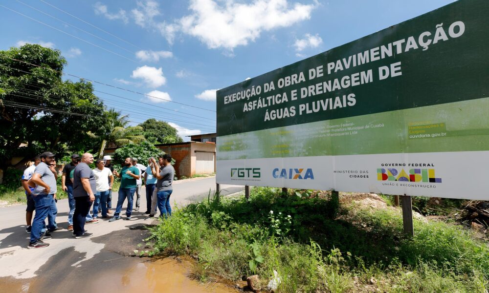 Cuiab em Foco Prefeito Abilio Brunini Supervisiona Obras no Bairro Tr s Poderes e Promete Transforma o Urbana Cuiabá em Foco: Prefeito Abilio Brunini Supervisiona Obras no Bairro Três Poderes e Promete Transformação Urbana