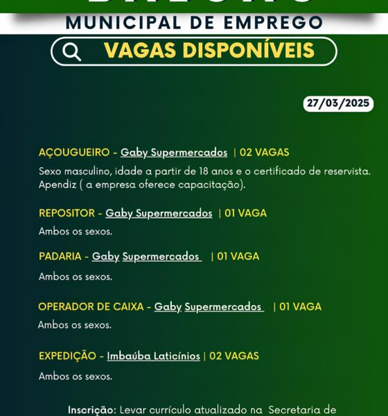 Oportunidades em Bandeirantes: Como as Vagas de Emprego do Dia Podem Mudar Sua Vida 2 Oportunidades em Bandeirantes Como as Vagas de Emprego do Dia Podem Mudar Sua Vida Oportunidades em Bandeirantes: Como as Vagas de Emprego do Dia Podem Mudar Sua Vida