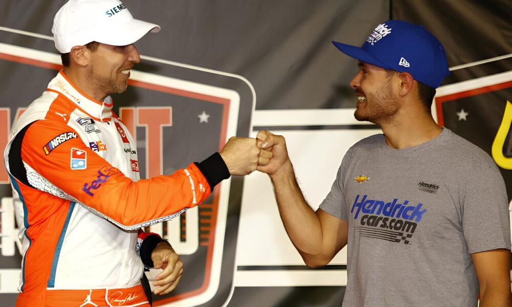 Kyle Larson vs Denny Hamlin A Rivalidade Que Est Incendiando a NASCAR em 2025 Kyle Larson vs. Denny Hamlin: A Rivalidade Que Está Incendiando a NASCAR em 2025