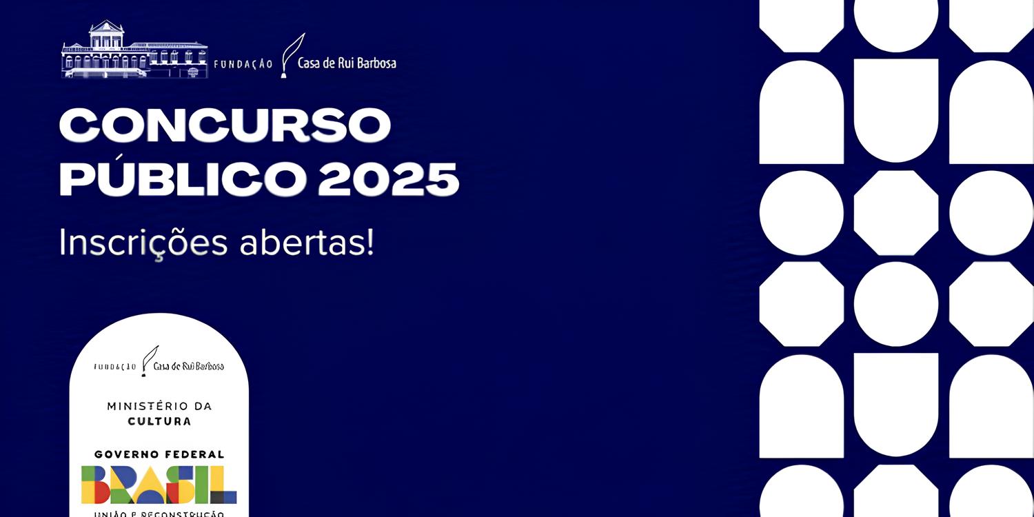 Um Futuro Cultural: Concurso da Fundação Casa de Rui Barbosa Oferece Salários de Até R$ 14 Mil e Oportunidades Únicas 1 Um Futuro Cultural Concurso da Funda o Casa de Rui Barbosa Oferece Sal rios de At R 14 Mil e Oportunidades nicas Um Futuro Cultural: Concurso da Fundação Casa de Rui Barbosa Oferece Salários de Até R$ 14 Mil e Oportunidades Únicas
