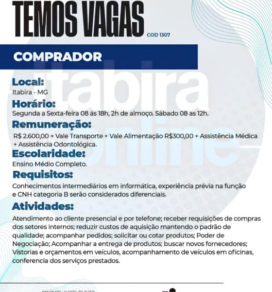 Vagas de Emprego em Itabira A Oportunidade Que Voc N o Pode Ignorar Vagas de Emprego em Itabira: A Oportunidade Que Você Não Pode Ignorar