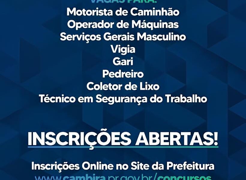 Cambira em Foco Como o PSS 2025 Est Transformando Vidas no Vale do Iva Cambira em Foco: Como o PSS 2025 Está Transformando Vidas no Vale do Ivaí