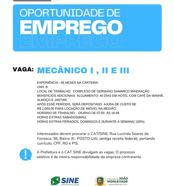 Como Jo o Monlevade Est Transformando o Mercado de Trabalho em 2025 O Papel do CAT Sine na Gera o de Oportunidades Como João Monlevade Está Transformando o Mercado de Trabalho em 2025: O Papel do CAT-Sine na Geração de Oportunidades