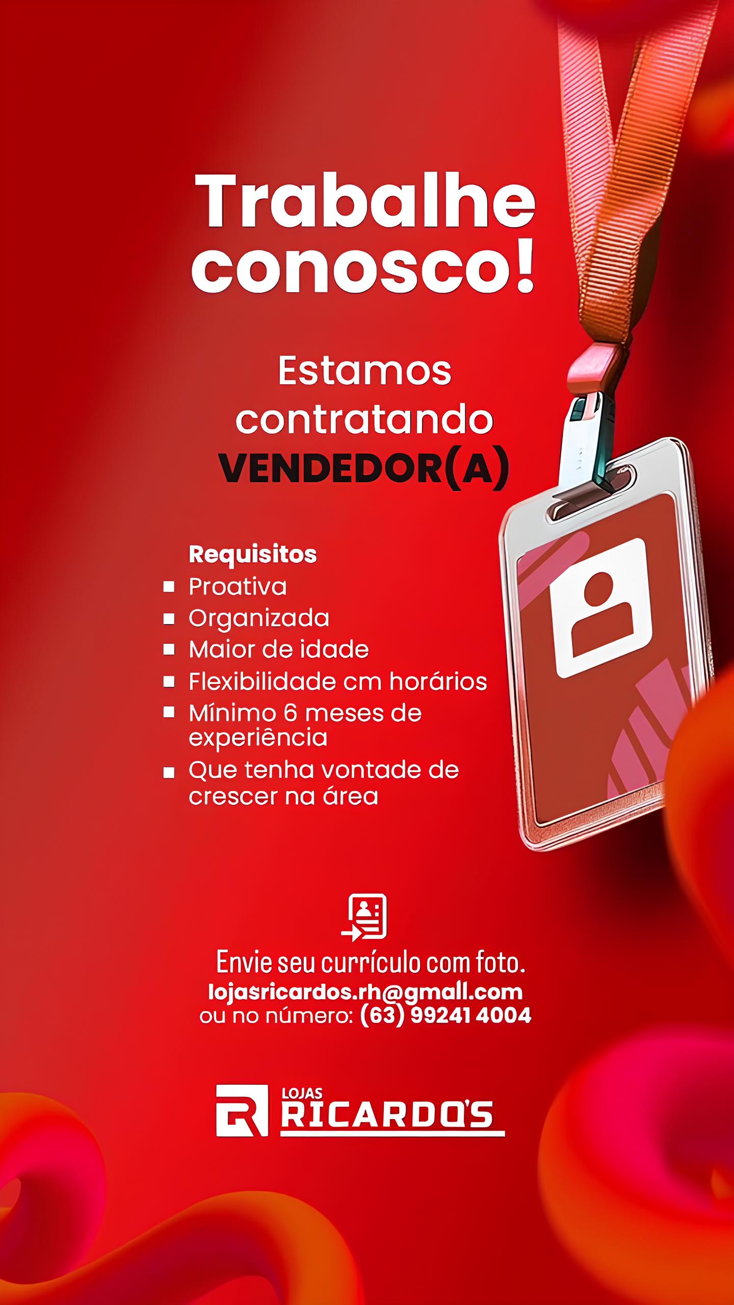 Oportunidade de Ouro em Paraíso: Lojas Ricardos Abrem Vagas para Vendedores e Revelam o Futuro do Varejo no Tocantins 1 Oportunidade de Ouro em Para so Lojas Ricardos Abrem Vagas para Vendedores e Revelam o Futuro do Varejo no Tocantins Oportunidade de Ouro em Paraíso: Lojas Ricardos Abrem Vagas para Vendedores e Revelam o Futuro do Varejo no Tocantins