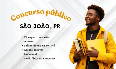 Oportunidade nica Prefeitura de S o Jo o no Paran Oferece 90 Vagas com Sal rios de At R 30 Mil Ser Sua Chance de Estabilidade Oportunidade Única: Prefeitura de São João no Paraná Oferece 90 Vagas com Salários de Até R$ 30 Mil – Será Sua Chance de Estabilidade?