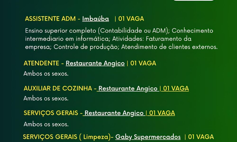Oportunidades em Bandeirantes Como o Futuro do Emprego Est Sendo Moldado na Pequena Cidade que Encanta MS Oportunidades em Bandeirantes: Como o Futuro do Emprego Está Sendo Moldado na Pequena Cidade que Encanta MS