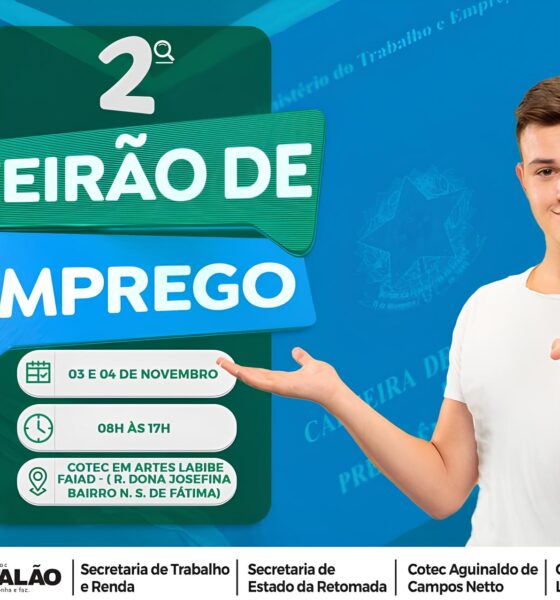 Catalão em Movimento: O Segundo Feirão do Emprego Promete Transformar Vidas e Impulsionar a Economia Local 2 Catal o em Movimento O Segundo Feir o do Emprego Promete Transformar Vidas e Impulsionar a Economia Local Catalão em Movimento: O Segundo Feirão do Emprego Promete Transformar Vidas e Impulsionar a Economia Local