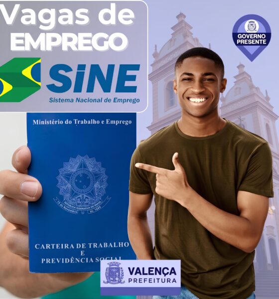 Novas Oportunidades à Vista: SINE Valença Anuncia Vagas de Emprego e Estágio para Todos os Perfis 2 Novas Oportunidades Vista SINE Valen a Anuncia Vagas de Emprego e Est gio para Todos os Perfis Novas Oportunidades à Vista: SINE Valença Anuncia Vagas de Emprego e Estágio para Todos os Perfis