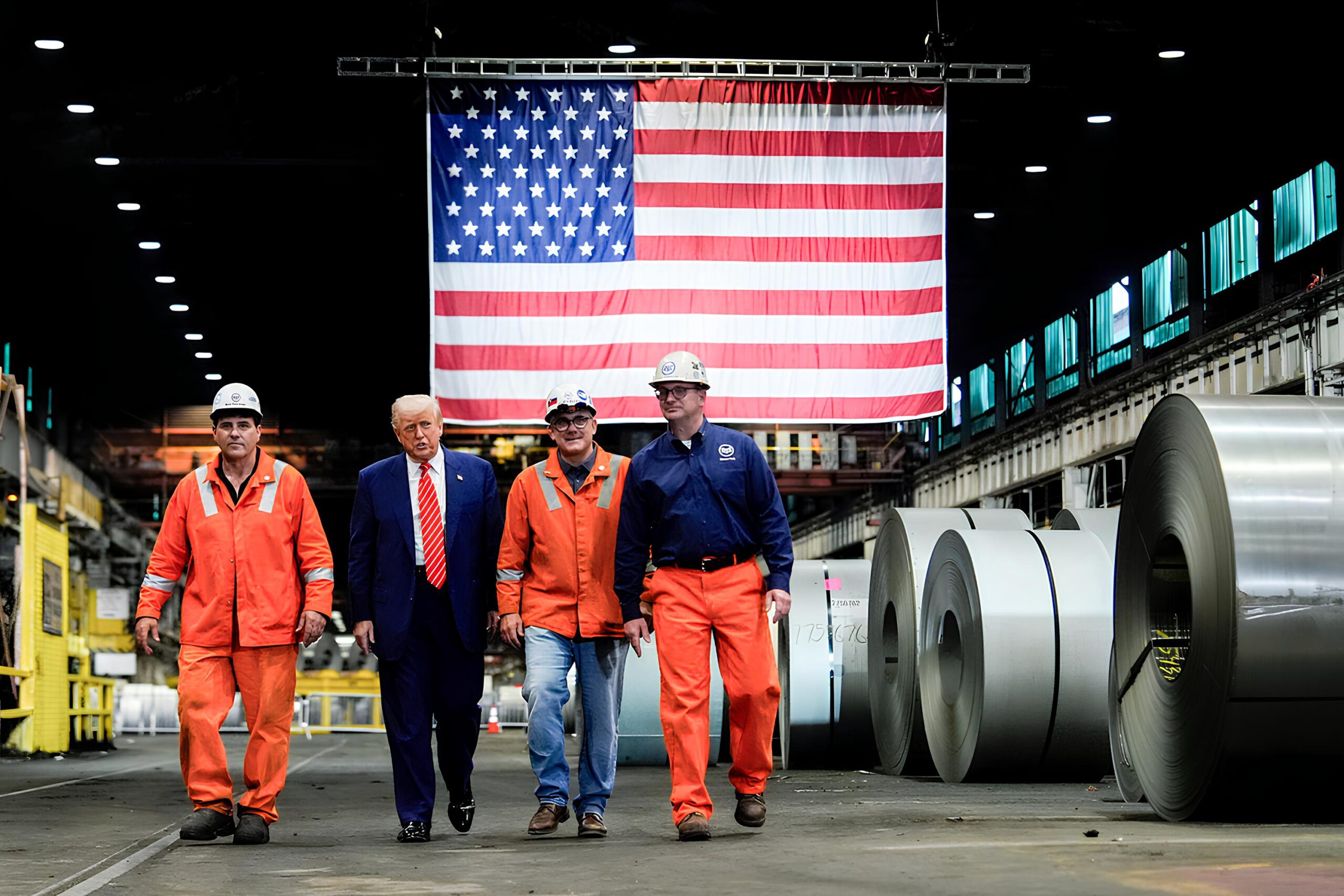 Trump Dobra Tarifas do Aço: O Que Isso Significa para o Mercado Global? 1 Trump Dobra Tarifas do A o O Que Isso Significa para o Mercado Global scaled Trump Dobra Tarifas do Aço: O Que Isso Significa para o Mercado Global?