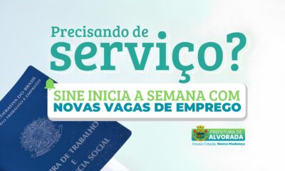 SINE de Alvorada 91 Vagas de Emprego e uma Nova Chance para o Futuro SINE de Alvorada: 91 Vagas de Emprego e uma Nova Chance para o Futuro