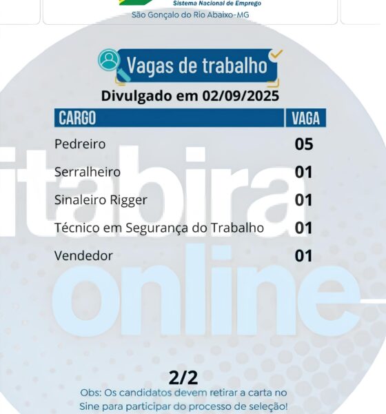 162 Vagas de Emprego em São Gonçalo do Rio Abaixo: Como Transformar Esta Oportunidade em Sua Nova Carreira 2 162 Vagas de Emprego em S o Gon alo do Rio Abaixo Como Transformar Esta Oportunidade em Sua Nova Carreira 162 Vagas de Emprego em São Gonçalo do Rio Abaixo: Como Transformar Esta Oportunidade em Sua Nova Carreira