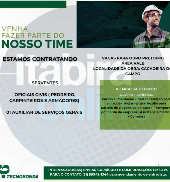 Descubra Como Conquistar uma Vaga na Tecnosonda: A Empresa Que Está Transformando o Futuro da Engenharia em Ouro Preto 2 Descubra Como Conquistar uma Vaga na Tecnosonda A Empresa Que Est Transformando o Futuro da Engenharia em Ouro Preto Descubra Como Conquistar uma Vaga na Tecnosonda: A Empresa Que Está Transformando o Futuro da Engenharia em Ouro Preto